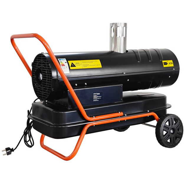 Kraftdele KD11715 Dyzelinis šildytuvas su kaminu 30 kW 2
