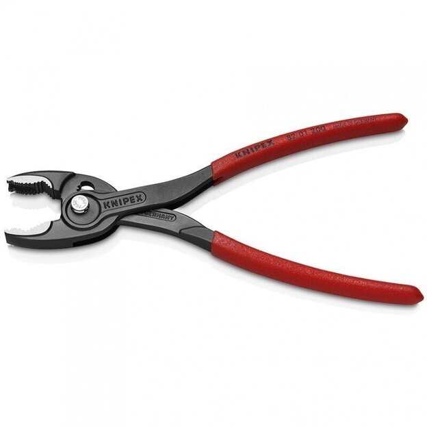 Santechinės replės 200mm (dvigubo griebimo) KNIPEX (su fiksavimu)