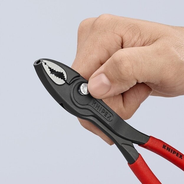 Santechinės replės 200mm (dvigubo griebimo) KNIPEX (su fiksavimu)