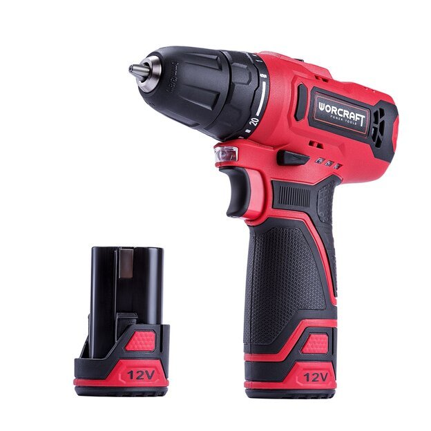 Li-ion Cordless drill 12V with accesorries in plastic box 2