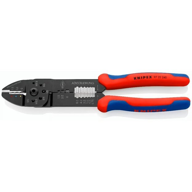Replės laidų užspaudimui ir nuvalymui 240mm KNIPEX