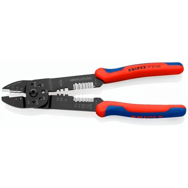 Replės laidų užspaudimui ir nuvalymui 240mm KNIPEX