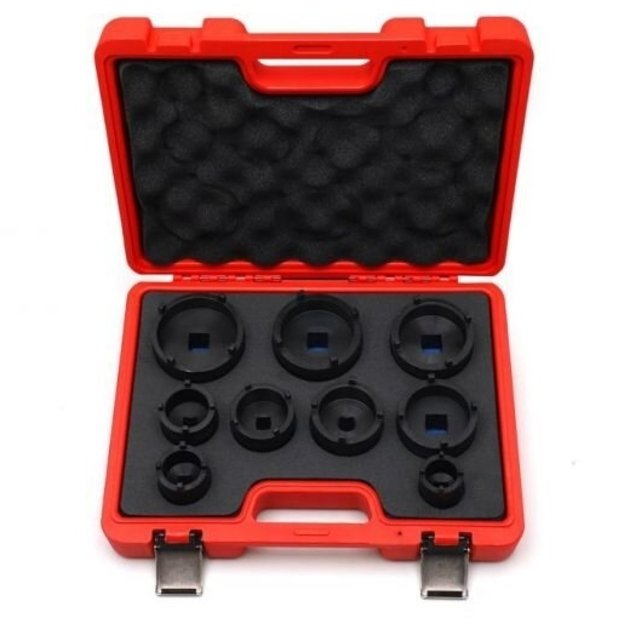 Inside tooth groove bearing lock nut set (9pcs) KM0-KM12