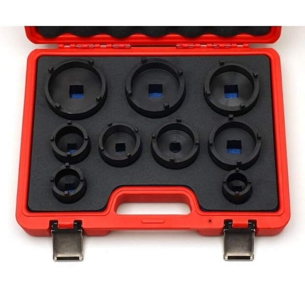 Inside tooth groove bearing lock nut set (9pcs) KM0-KM12 3