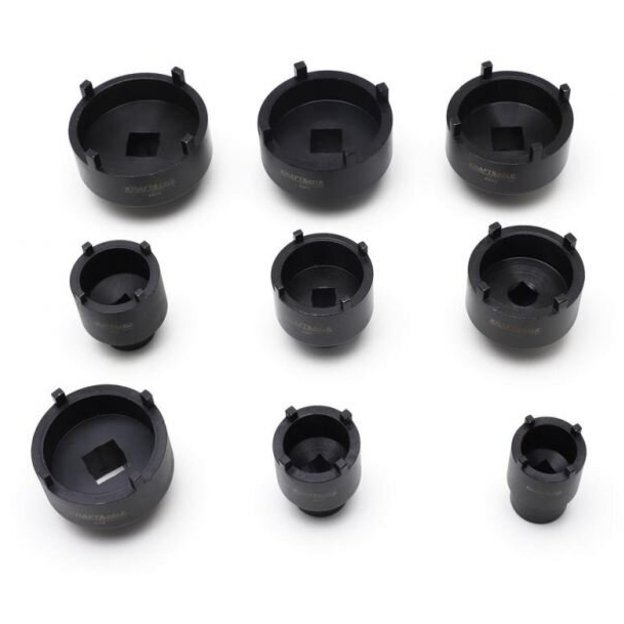 Inside tooth groove bearing lock nut set (9pcs) KM0-KM12 12