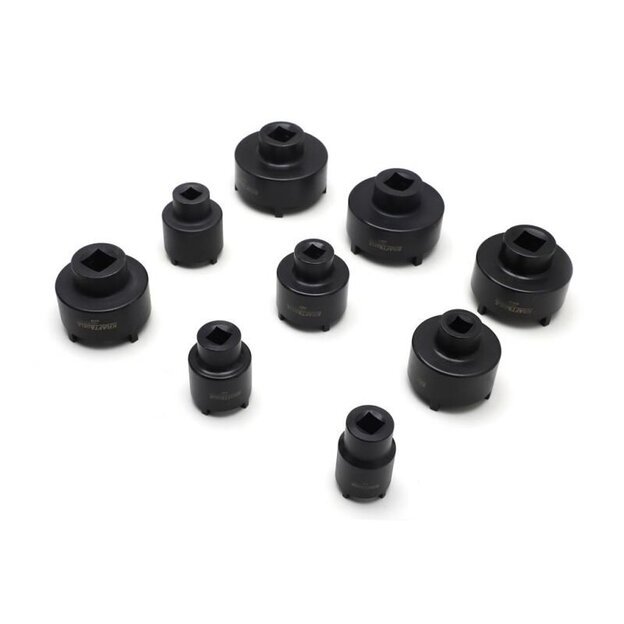 Inside tooth groove bearing lock nut set (9pcs) KM0-KM12 9