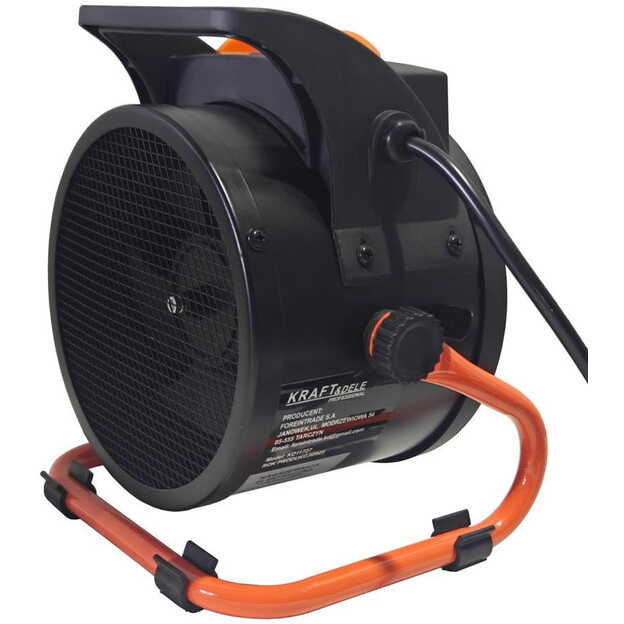 Kraftdele KD11727  Elektrinis šildytuvas  2,5 kW su termostatu 1