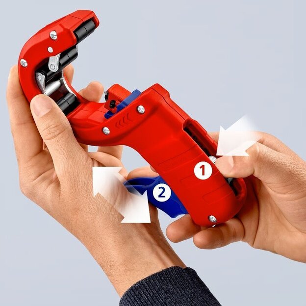 Vamzdžių pjoviklis storam plastikui 32-50mm KNIPEX DPT50 3 Vamzdžių pjoviklis storam plastikui 32-50mm KNIPEX DPT50 3