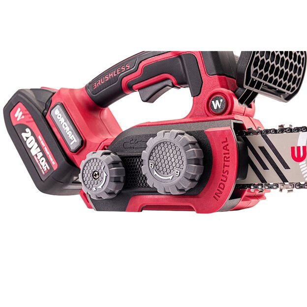 Akumuliatorinis grandininis pjūklas 20V LI-ION 10