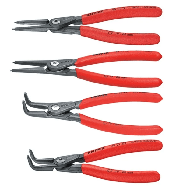 Replių fiksavimo žiedams rinkinys 4 vnt. KNIPEX 001957V01