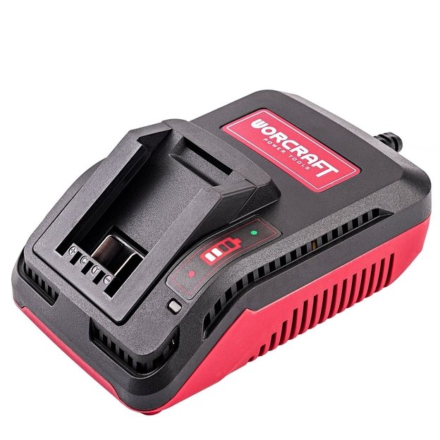 Akumuliatorinis suktuvas-gręžtuvas su kalimu WORCRAFT 20V LI-ION ir priedais 78vnt., 2x2.0Ah 13