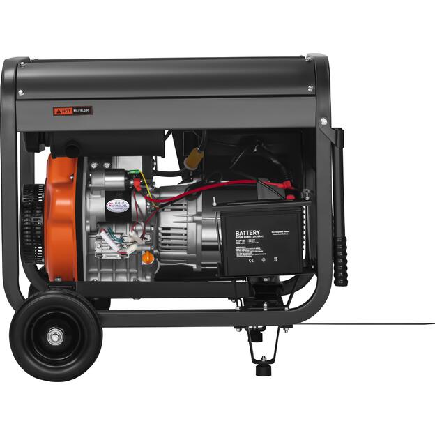 Dyzelinis trifazis elektros generatorius KRAFT&DELE KD3248 7 kW | 230V / 400V 5