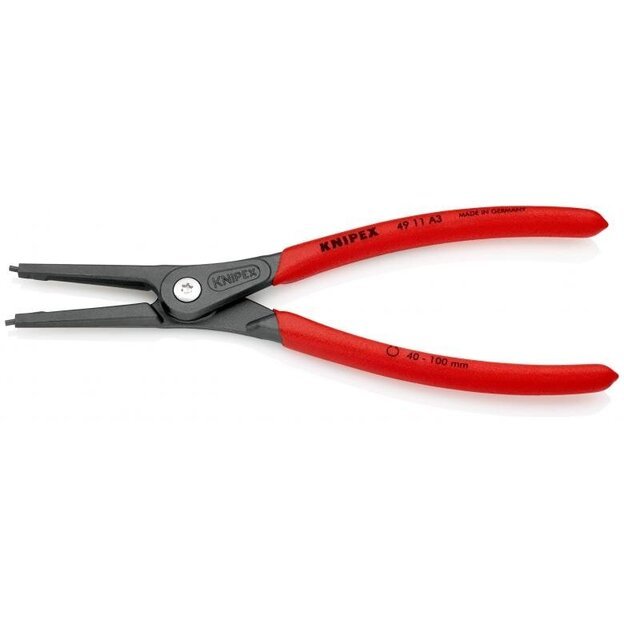 Replės išoriniams žiedams 225mm (Ø40-100mm) KNIPEX