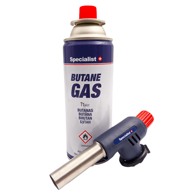Gas blow torch Specialist+ piezo 1300°C with Butan gas 2x227g