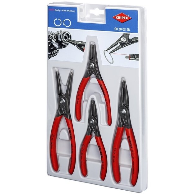 Replių fiksavimo žiedams rinkinys 4vnt. KNIPEX