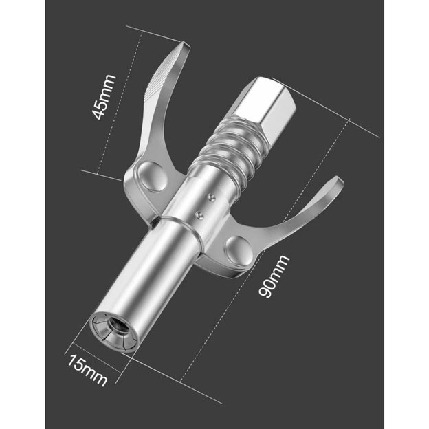 Tepimo preso antgalis 6 segmentų greito užspaudimo M10x1mm 1/8 