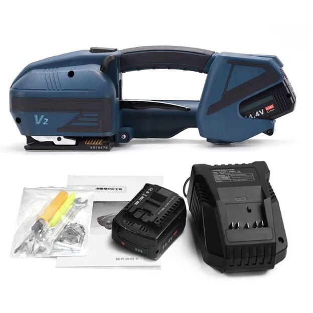 Akumuliatorinis PP/PET juostos rišimo įrenginys 1