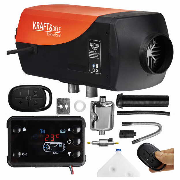 Dyzelinis šildytuvas Webasto tipo 8kW 12V