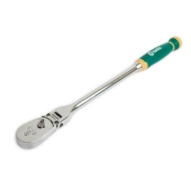 Reversinė terkšlė 1/2" 72 dantų, su lankstine ovalo formos galvute