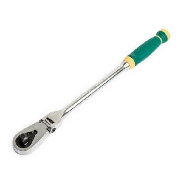 Reversinė terkšlė 1/2" 72 dantų, su lankstine ovalo formos galvute 1