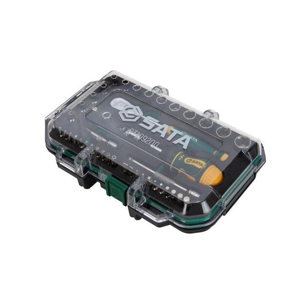 Galvučių ir antgalių rinkinys 1/4" 49 vnt. su 120 dantų terkšle 3