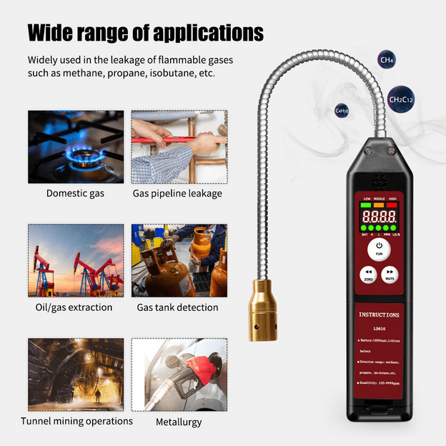 Dujų nuotėkio detektorius 2