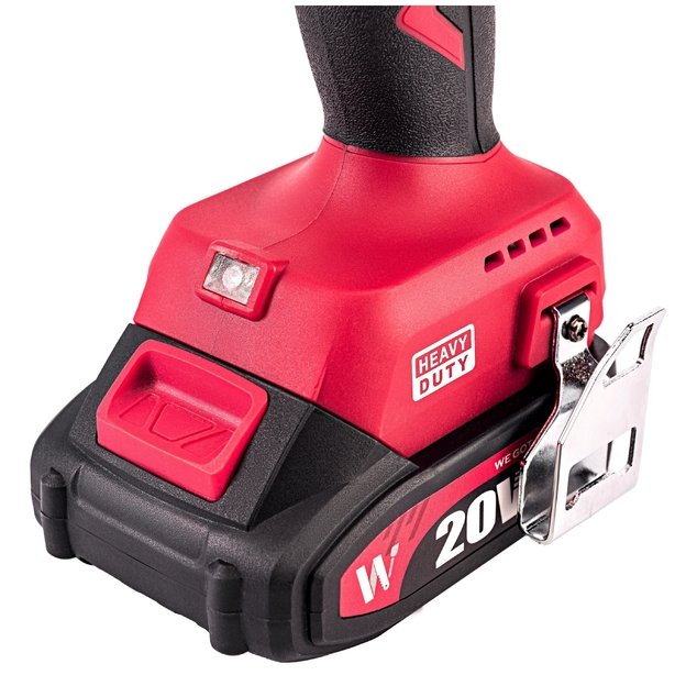 Akumuliatorinis suktuvas-gręžtuvas su kalimu 20V LI-ION, 2x2.0Ah (pl.dėž.) 11