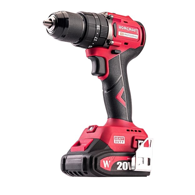 Akumuliatorinis suktuvas-gręžtuvas su kalimu 20V LI-ION, 2x2.0Ah (pl.dėž.) 2