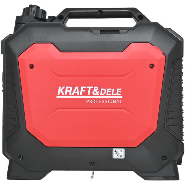 Inverterinis benzininis elektros generatorius KRAFT&DELE KD3162 2,5 kW | 230V | USB | 12V