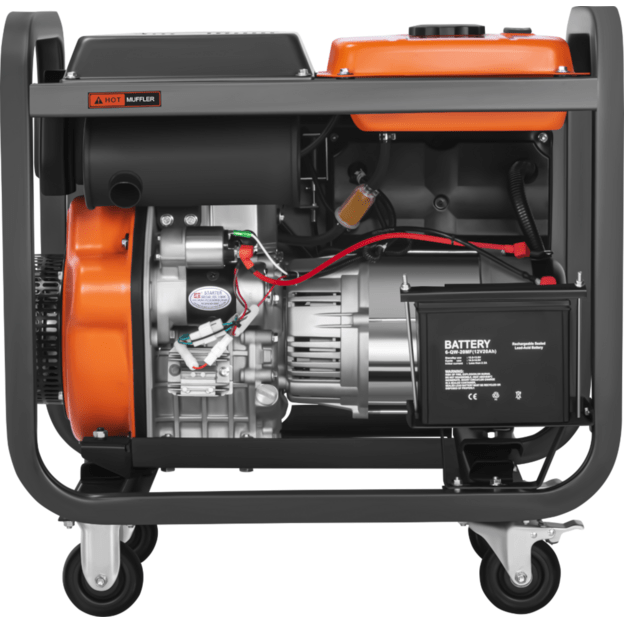 Dyzelinis elektros generatorius KRAFT&DELE KD3235 8 kW | 230V | AVR 3