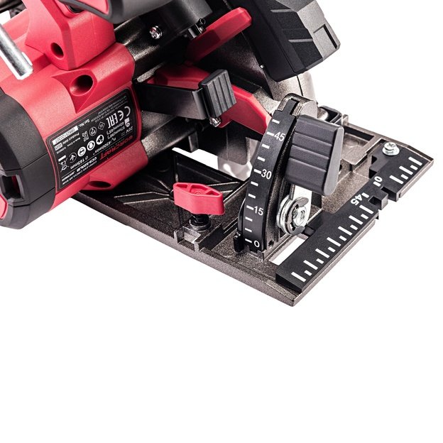 Akumuliatorinis pjūklas diskinis su laseriu 165mm WORCRAFT 20V LI-ION (Be akumuliatoriaus ir įkroviklio)