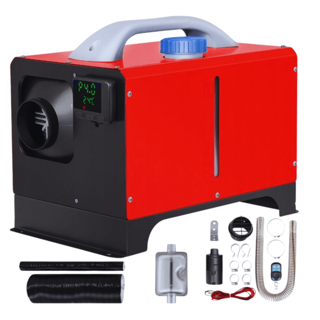 Dyzelinis šildytuvas 5-8 KW 12/220 Voltu "Webasto" tipo