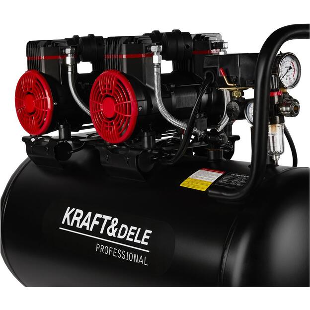 Oil-free air compressor 100L / 1500W x 2 230V 3