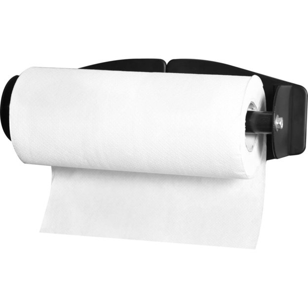 Magnetic holder for paper towels