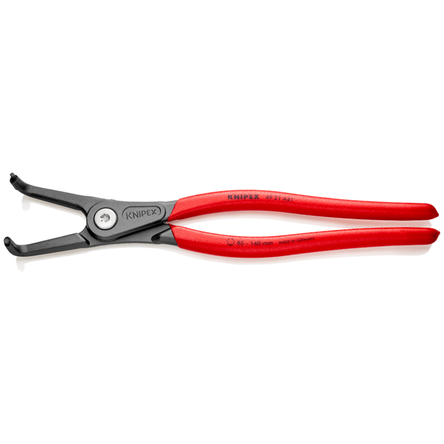 Replės išoriniams žiedams. Lenktos 305mm (Ø85-140mm) KNIPEX