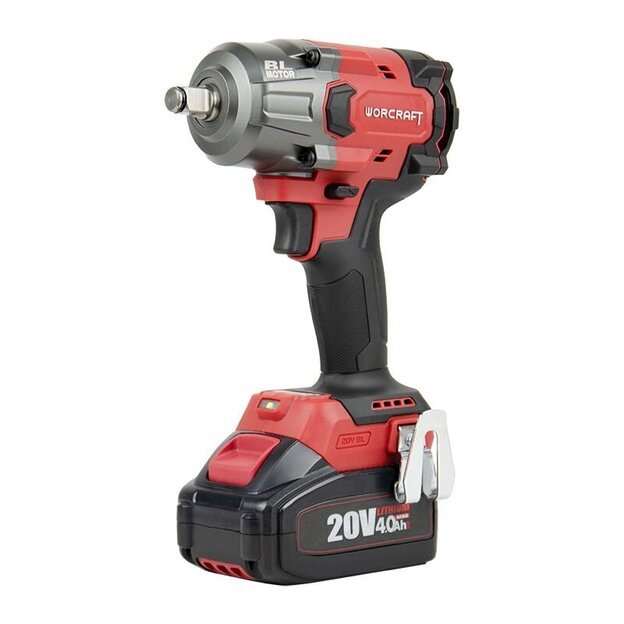 Akumuliatorinis smūginis suktuvas 1/2   850nm 20V LI-ION (XCUBE dėžė) 3