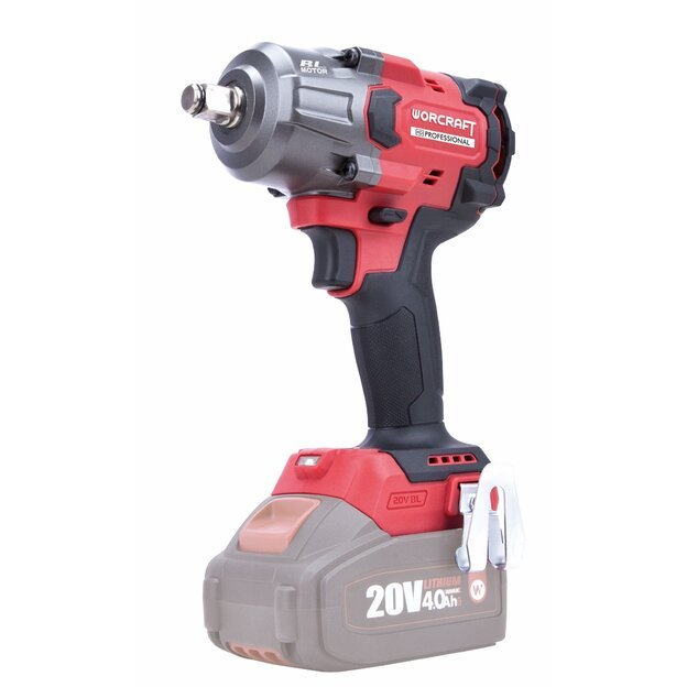 Akumuliatorinis smūginis suktuvas 1/2   850nm 20V LI-ION (XCUBE dėžė)