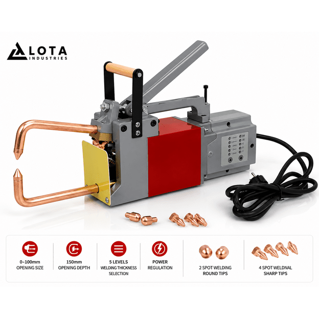 Taškinio suvirinimo aparatas 3kW 230V 0.5-1.5 mm