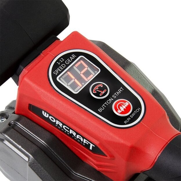 Akumuliatorinis vibracinis įrankis plytelėms su plastikine dėže 20V 2.0Ah 5