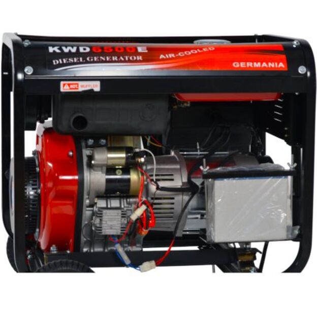 Kraftdele KD120 Dyzelinis generatorius 6500W 12/230/380V 