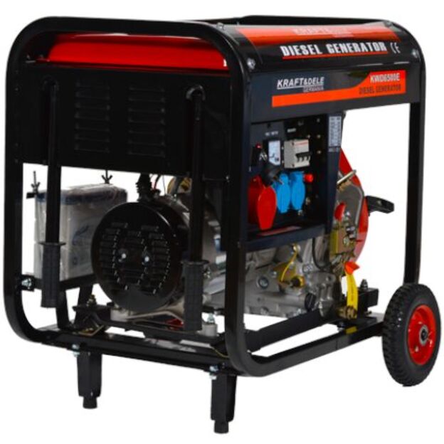 Kraftdele KD120 Dyzelinis generatorius 6500W 12/230/380V 
