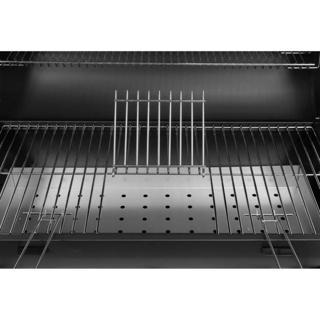 99900 Anglies grilius su grotelėm ir dangčiu 71*35CM 9