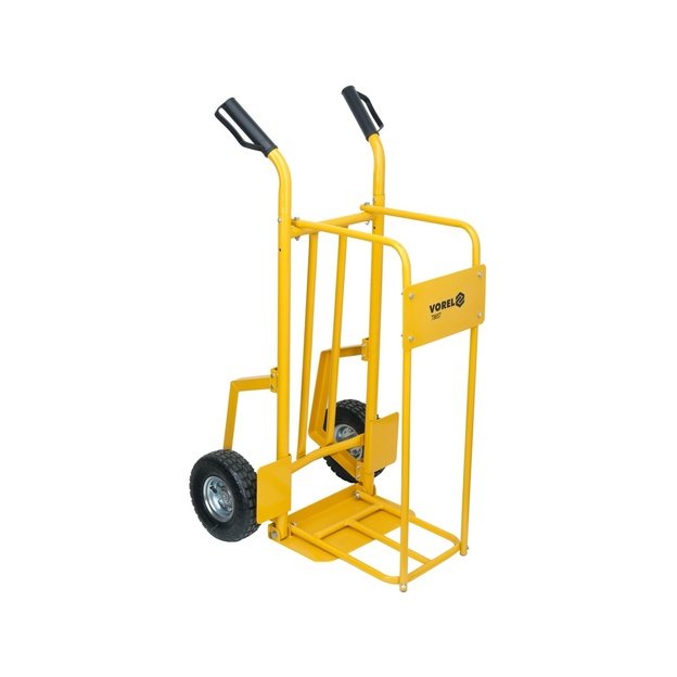 Malkų transportavimo vežimėlis | su pripučiamais ratais | 200 kg