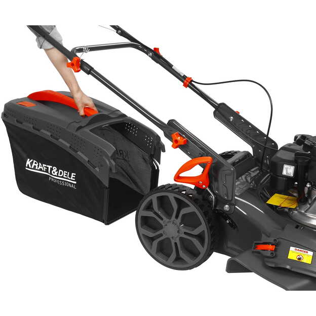 Benzininė savaeigė vejapjovė 9 AG, 510 mm, su žolės surinkimo krepšiu 8