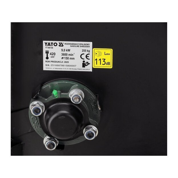 Benzinis &scaron;akų smulkintuvas 9kW &Oslash;150mm 14