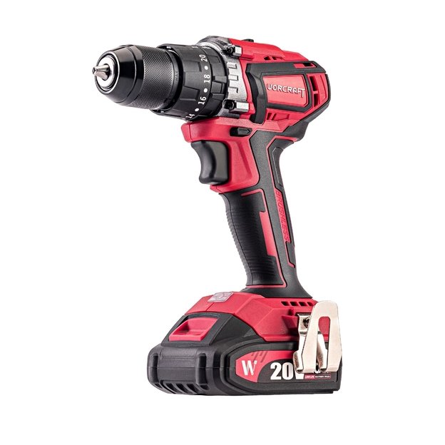 Akumuliatorinis suktuvas-gręžtuvas 20V LI-ION, 2x2.0Ah (pl.dėž) CHD-S20LiB