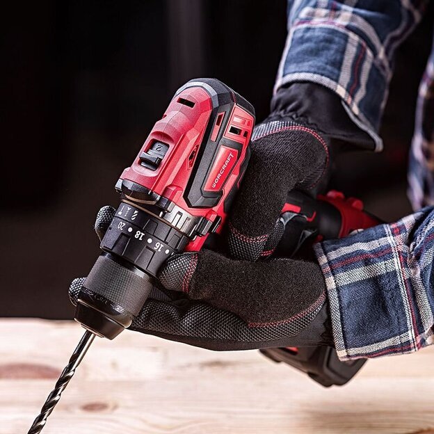 Akumuliatorinis suktuvas-gręžtuvas 20V LI-ION, 2x2.0Ah (pl.dėž) CHD-S20LiB 19