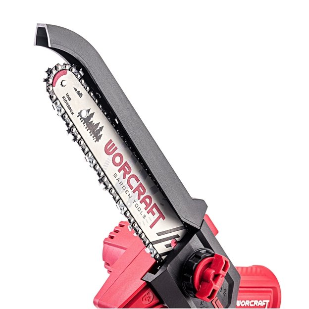 Akumuliatorinis grandininis mini pjūklas WORCRAFT 20V LI-ION 2.0Ah (pl.dėž.) 8