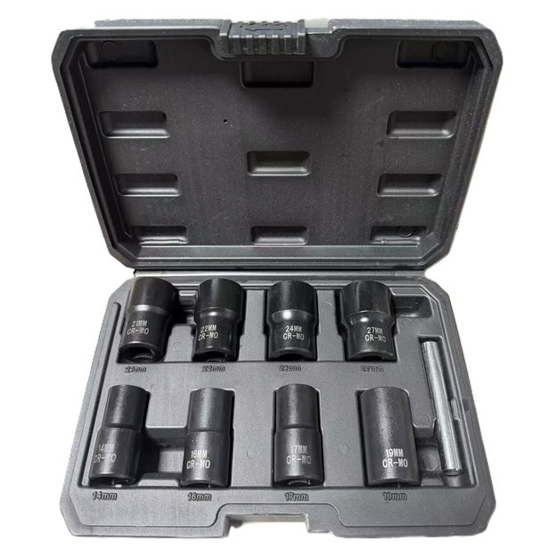 Bolt extractor socket set 10pcs, 1/2  Dr.