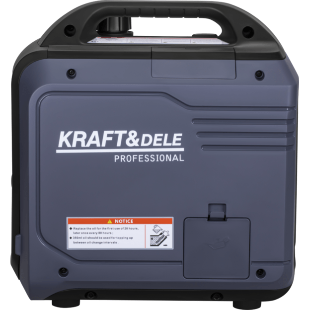 Inverterinis benzininis elektros generatorius KRAFT&DELE KD3237 3 kW | 230V | Twin Tech 4